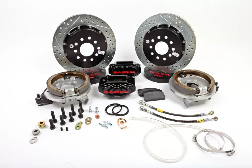 13" SS4+ Brake Sys RR Blk 64-77 A-body