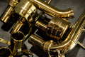 Ferrari F12 Gold Exhaust FF Pipes