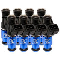 Fuel Injector Clinic 1650cc (160 lbs/hr at 43.5 PSI fuel pressure) FIC Fuel Injector Clinic Injector Set for Ford Shelby GT500 (2007-2014) / Ford GT40 (2005-2006)(High-Z)