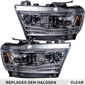Recon Truck Accessories headlights installed view