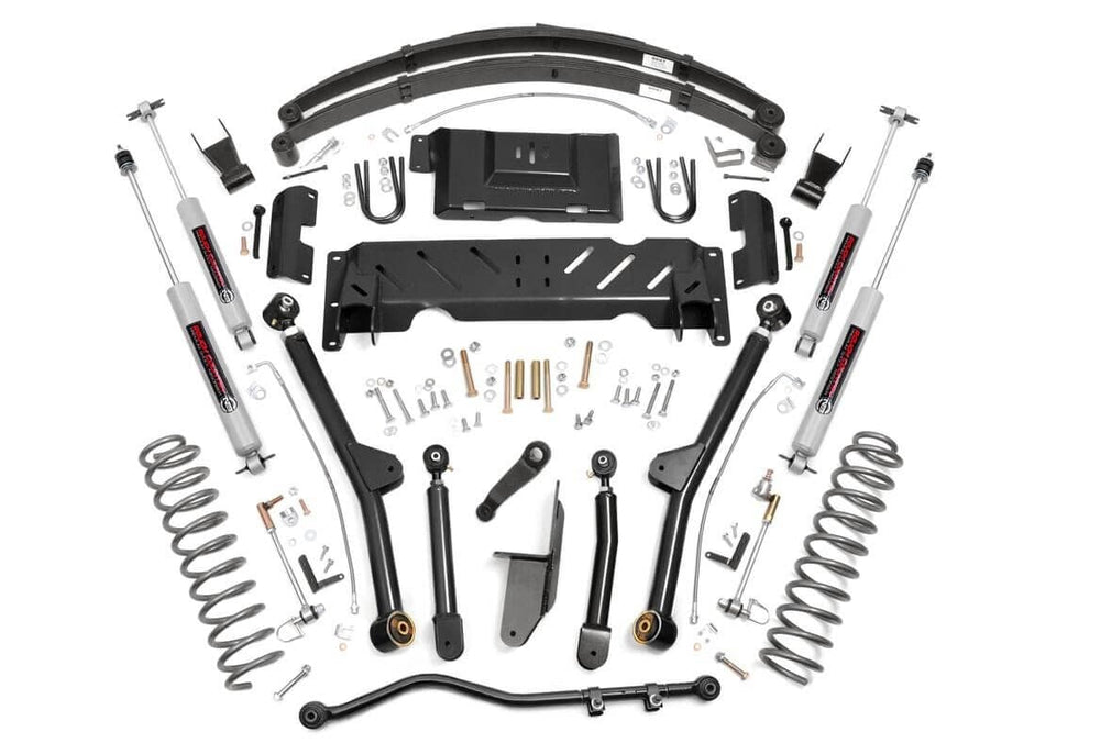 1x 1689BOX5 6.5 Inch Lift Kit Long Arm NP242 Jeep Cherokee XJ 4WD (84-01)