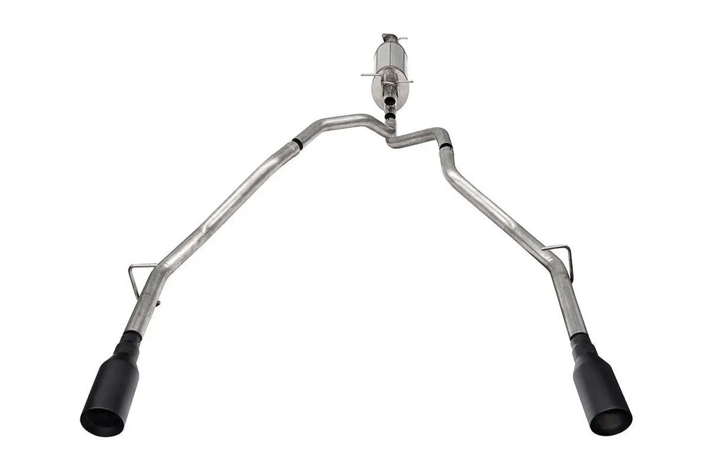 Corsa  25-26 Ram 2.5in Stainless Steel Sport Cat-back Dual Rear Exit 5.0in Polished Tip