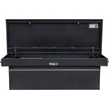 23X27X71 INCH TEXTURED MATTE BLACK DIAMOND TREAD ALUMINUM CROSSOVER TRUCK BOX