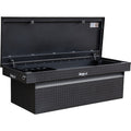 23X27X71 INCH TEXTURED MATTE BLACK DIAMOND TREAD ALUMINUM CROSSOVER TRUCK BOX