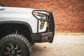 2023 SILVERADO 2500/3500 HD VAQUERO FRONT NON WINCH BUMPER FULL GUARD TEXTURE BLACK
