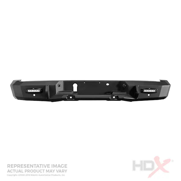 ~(85 lbs. 85X18X10)~ HDX Rear Bumper Textured Black Silverado 1500 2016-2019 Silverado LD 2019