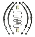 Lift Kit 3.5-4 Inch Lift 75-91 Cherokee Includes Front/Rear Leaf Springs Front Bushing Kit Track Bar Relocation Bracket Front/Rear U Bolt Kit Skyjacker