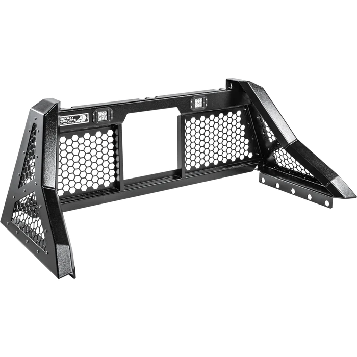 SAVAGE HD HEADACHE RACK WITH SMOOTH BLACK UPRIGHTS SMOOTH BLACK CENTER SIZE 1