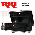 SINGLE LID ALUM 30 WIDE XBOX BLKFULLSIZE TRUCKS