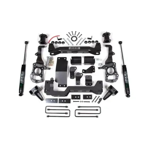 21-24 Ford F-150 4 Inch Front 2 Inch Rear Lift Kit Fox Adventure Shocks Zone Offroad