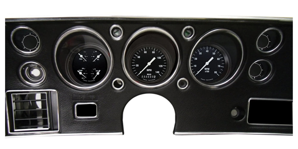 70-72 CHEVELLE HOT ROD 3-GAUGE SET-GM