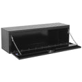 60 X 18 X 18IN UNDER BED ALUMINUM COMPACT BOX TOOL 11.2 CU FT GLOSS BLACK FINISH