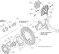 Wilwood auto part installed view