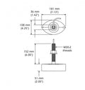 XDCRXSONIC50/200KHZ1 KWTHRU-HULL