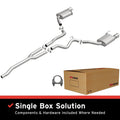 EXHAUST KIT 15-22 FORD MUSTANG 2.3