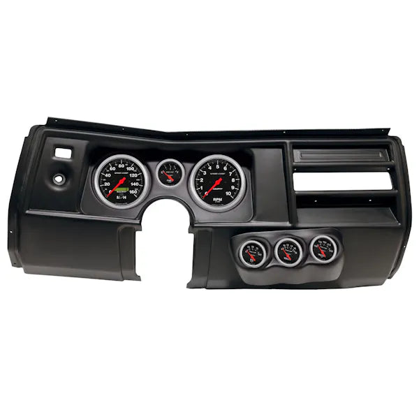 69 CHEVY CHEVELLE NO VENT 5IN X 2 & 21/16IN X 4 DIRECT FIT DASH KIT SPORTCOMP