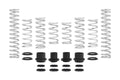 SET OF 8 SPRINGS + HARDWARE