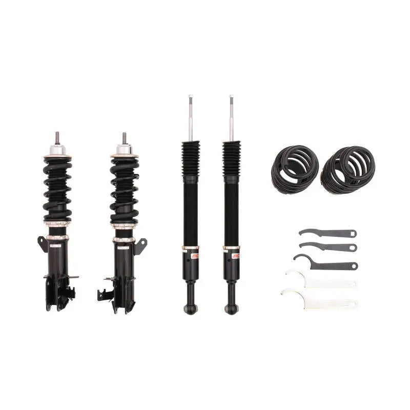 BC Racing Coilover Suspension kit with Swift Spring upgrade 34K F/28K R spring rates Extreme Low