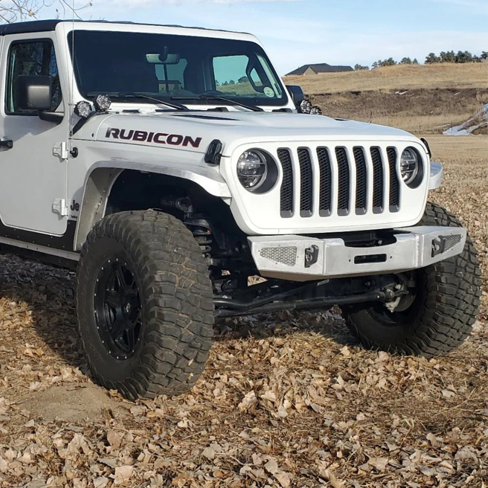JL-JLU-JT Kelvin Mid-Width Front Bumper-Bare-Centered Nemesis Industries