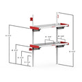 FOLDING VAN SHELF UNIT 48IN