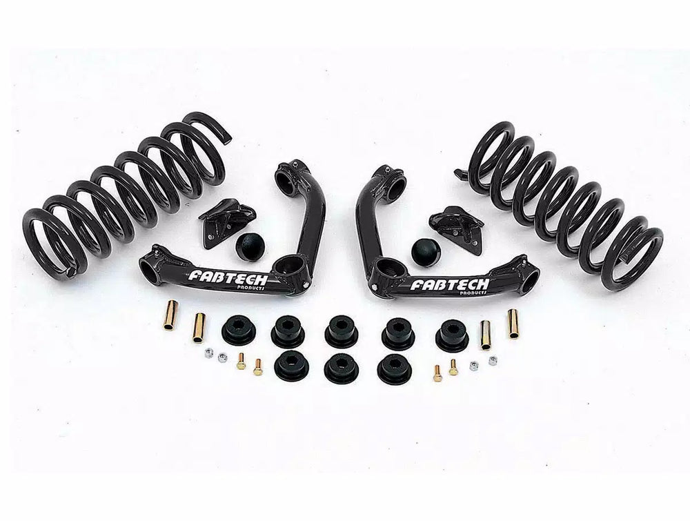 Fabtech 2.5in Perf Sys w/Perf Shks 98-08 Ford Ranger 2WD Coil Spring Front Susp w/4.0L V6