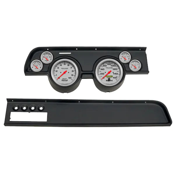 6768 MERCURY COUGAR AC 33/8IN X 2 & 21/16IN X 4 DIRECT FIT DASH KIT ULTRALIT