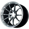 Advan RZ-DF2 Porsche 20x8.5 / +50 ET / 5x130 / 71.6mm Bore / Diamond Cut and Hyper Platinum Black
