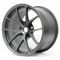 BBS RI-A 18x10.5 5x120 ET37 PFS Matte Graphite Wheel -82mm PFS/Clip Required