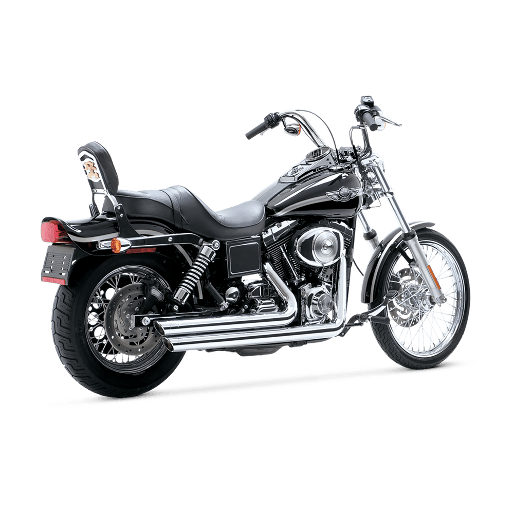 Vance & Hines HD Softail 86-17 Big Shots Staggered Chrome PCX Full System Exhaust