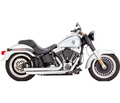 Vance & Hines HD Softail 86-17 Big Shots Staggered Chrome PCX Full System Exhaust