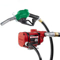 25 GPM 1224V DC ULTRA HIGH FLOW PUMP 1INX18FT HOSE ULTRA HIGH FLOW AUTO NOZZLE. FOOT MOUNT.