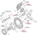Wilwood auto part installed view