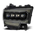 AlphaRex headlights installed view