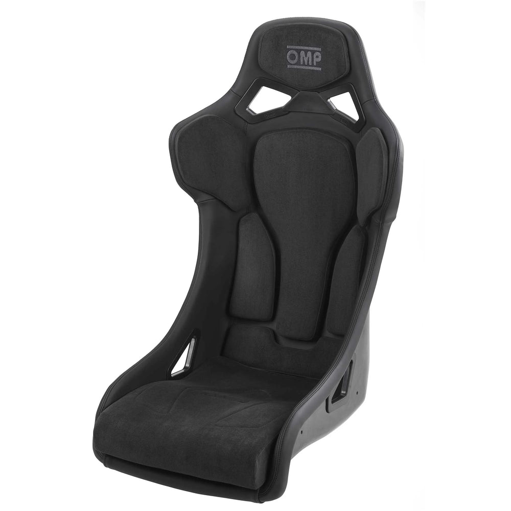OMP RT Seat - Leather & Alcantara Black
