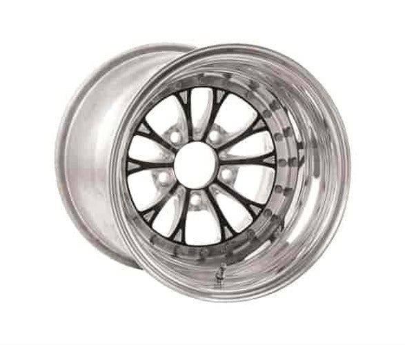 Weld Vitesse 15x8 / 5x4.5 BP / 5.5in. BS Black Wheel - Black Single Beadlock MT