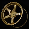 Advan GT for Porsche 18x12.0 / +47 Offset / CL-CL / Racing Gold Metallic