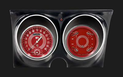 CLASSIC INSTRUMENTS red auto part
