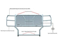BLK RUGGED HD GRILLE GUARD KIT