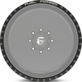 FF021 24X12 BLANK BLACK -40MM (114-180)