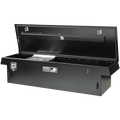 70X16X23 SINGLE LID TOOL BOX WITH SMOOTH BLACK BASE/BLACK DIAMOND PLATE LID