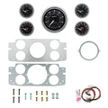 AutoMeter Chrono Chrome 57-60 Ford Truck Billet Panel/Gauge Kit - 3-3/8in. (x1) & 2-1/16in. (x4)