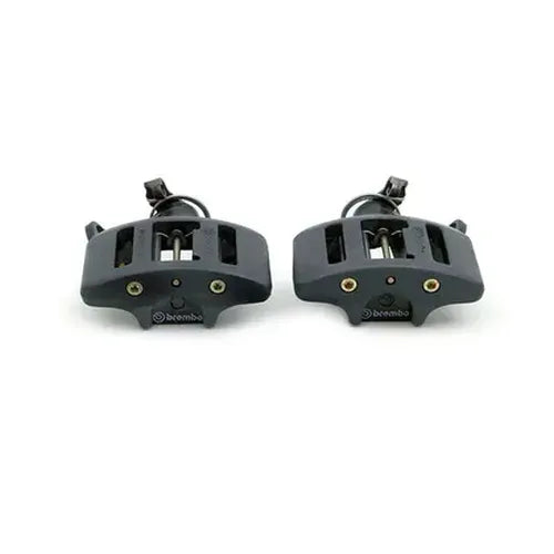 Brembo GT Hand Brake System for GM Applications with 5x4.75 bolt pattern with Ford 9 Axle Rear Caliper Upgrade Black 1 Piston