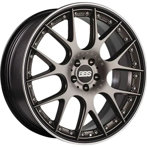 BBS CH-RII 21x10 5x120 ET38 Satin Platinum Center Black Lip SS Rim Prot Wheel PFS Req w/MS Etching