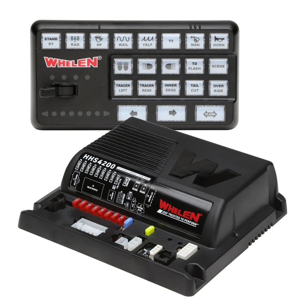 PROG HAND-HELD SIREN/LIGHT CON SYS