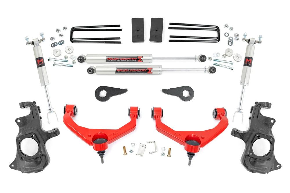 3.5 Inch Knuckle Lift Kit M1 w/ Overloads Chevy/GMC 2500HD/3500HD (11-19)