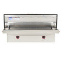 SADDLE BOX ALUMINUM FULL STANDARD CLEAR 11.0 CU FT
