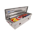 SADDLE BOX ALUMINUM FULL STANDARD CLEAR 11.0 CU FT