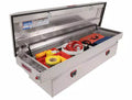 SADDLE BOX ALUMINUM FULL STANDARD CLEAR 11.0 CU FT