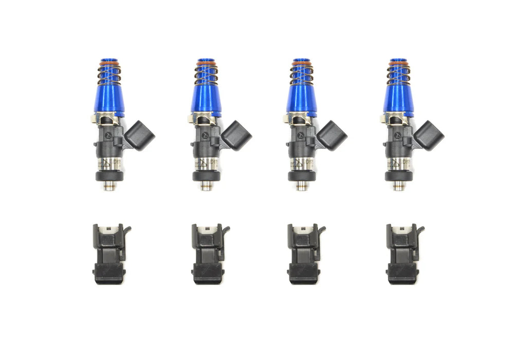 Injector Dynamics 1750-XDS - 60mm Length - 11mm Blue Top - Denso Lower Cushion (Set of 4)