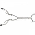 QTP 14-15 Chevrolet Camaro SS 6.2L 304SS AR3 Cat-Back Exhaust w/4.5in Black Tips